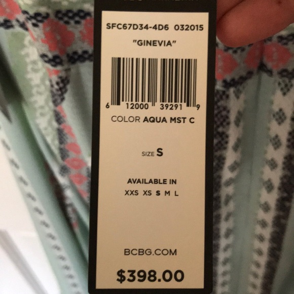 Bcbg Maxazria Ginevia dress in aqua mist - Picture 6 of 8